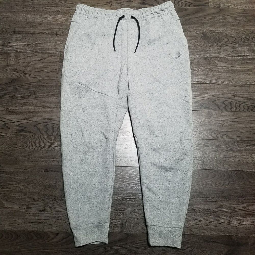 NIKE Sportswear Tech Fleece Joggers Mens‎ 2XL Heather Grey Reflective pants